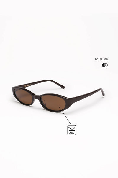 SHEVOKE SILON SUNGLASSES BROWN