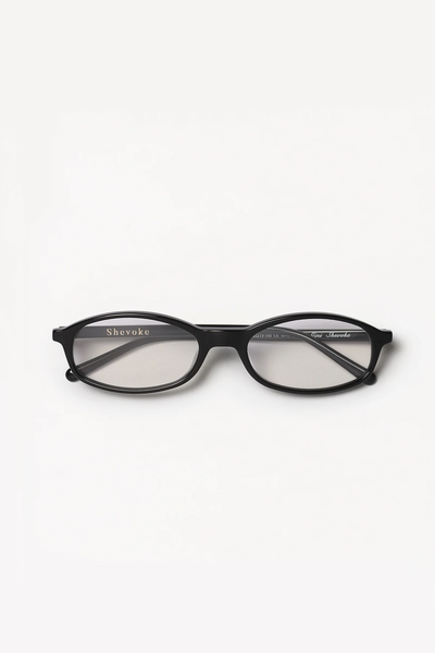 SHEVOKE GINI SUNGLASSES BLACK  BLUE LIGHT