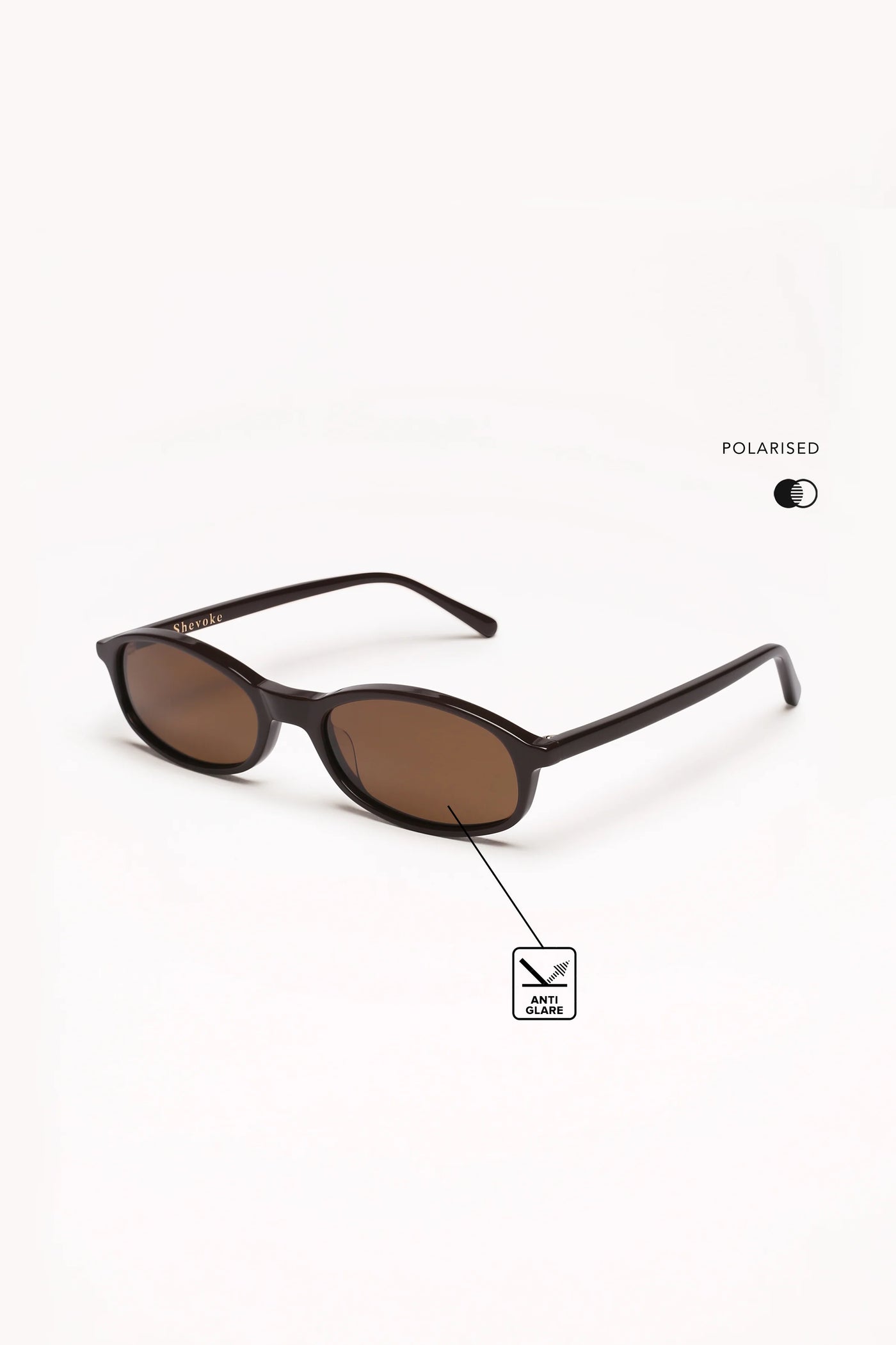 SHEVOKE GINI SUNGLASSES BROWN