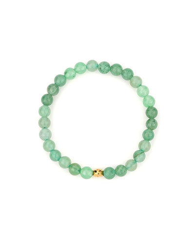 AURA BRACELET FLOWER GREEN ADVENTURINE