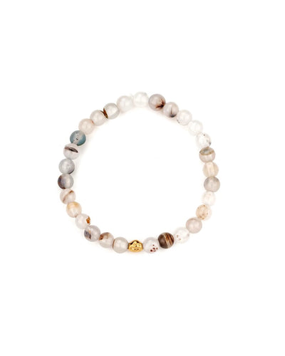 AURA BRACELET FLOWER AGATE