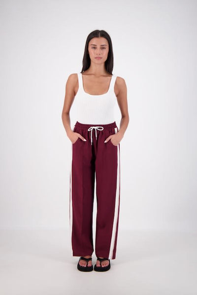 JASMINE ALEXA | CASSIS TRACK PANT PLUM | BABY LEMONADE STORE