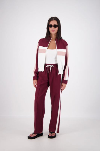 JASMINE ALEXA | CASSIS TRACK PANT PLUM | BABY LEMONADE STORE
