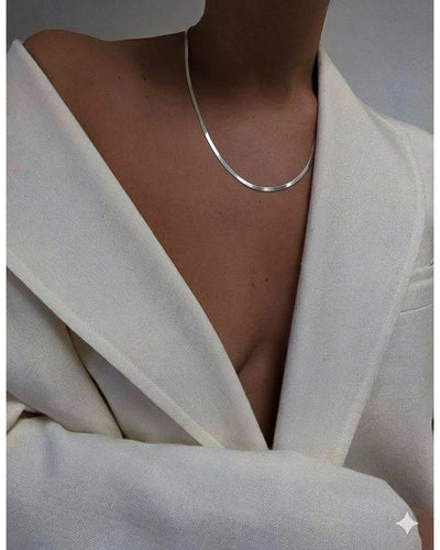 ZAYA COLLECTIVE| NEVE NECKLACE SILVER | BABY LEMONADE STORE