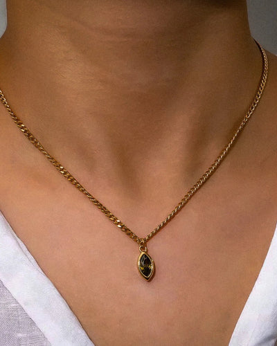 ZAYA COLLECTIVE| OLIVINE NECKLACE  | BABY LEMONADE STORE