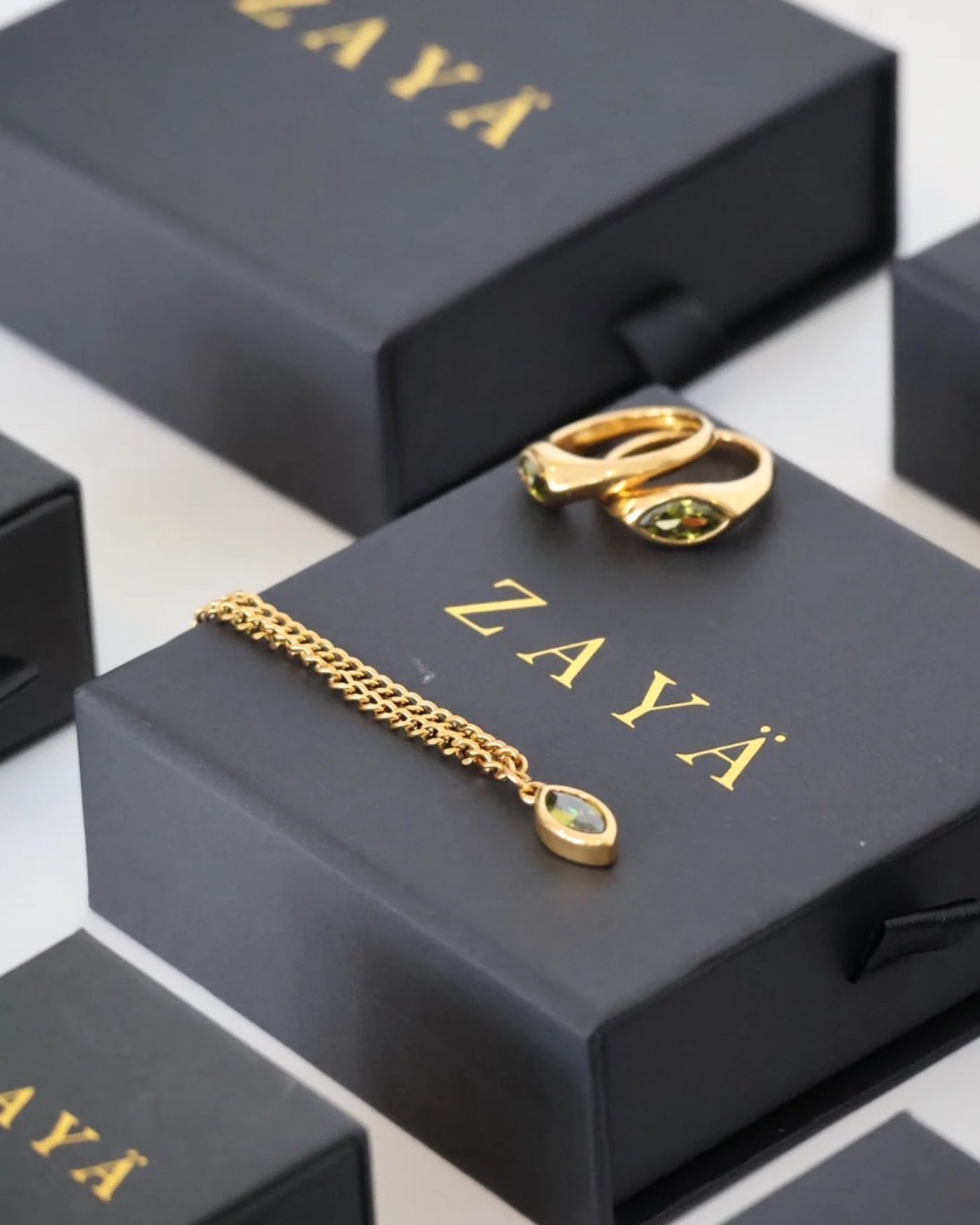 ZAYA COLLECTIVE| OLIVINE NECKLACE  | BABY LEMONADE STORE