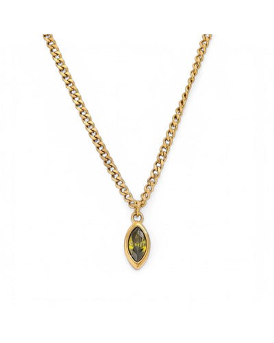 ZAYA COLLECTIVE| OLIVINE NECKLACE  | BABY LEMONADE STORE