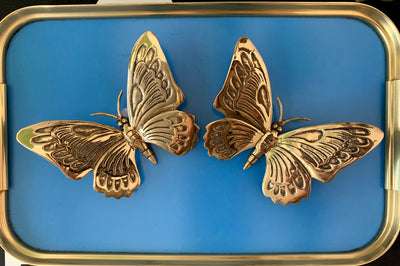 Brass Butterfly decor. Baby Lemonade Store