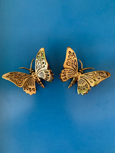 BABY LEMONADE STORE BRASS BUTTERFLY DECORATION