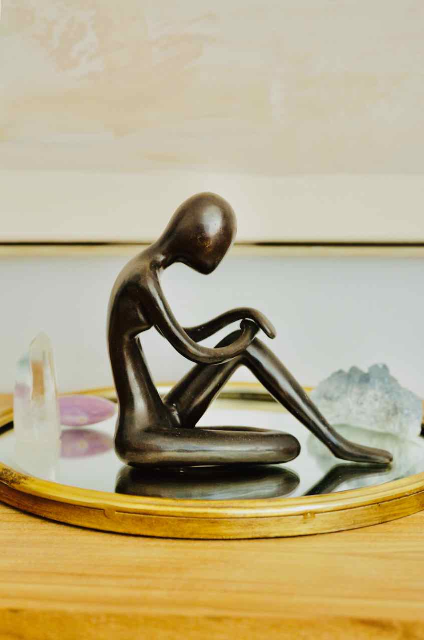 The Lady Resting Bronze Sculpture