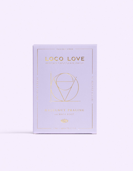 LOCO LOVE HAZELNUT PRALINE WITH MACA