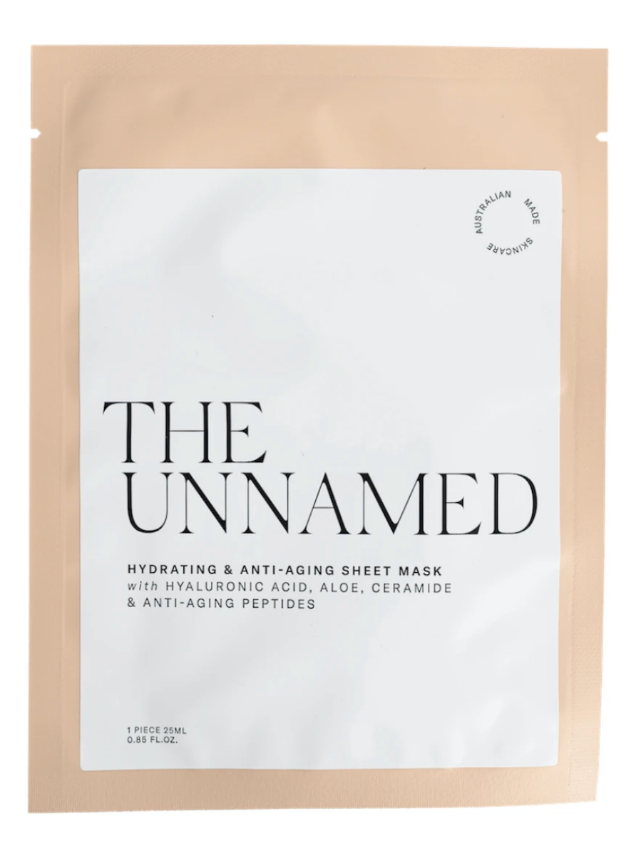 HYDRATING & ANTI AGING SHEET MASK ~ THE UNNAMED