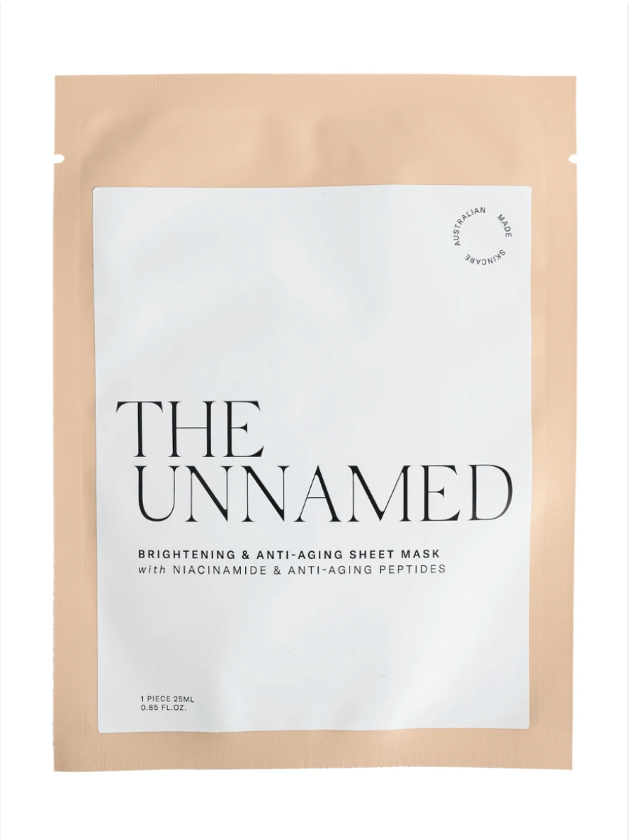 BRIGHTENING & ANTI AGING SHEET MASK ~ THE UNNAMED