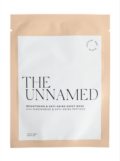 BRIGHTENING & ANTI AGING SHEET MASK ~ THE UNNAMED