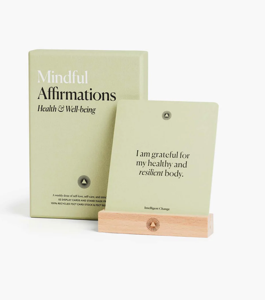 INTELLIGENT CHANGE MINDFUL AFFIRMATONS CARD DECK HEALTH & WELLBEING