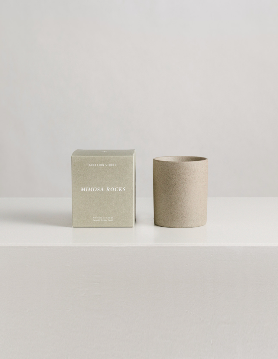 ADDITION STUDIO MIMOSA ROCKS CANDLE